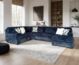 Tarbert Blue Sectional from Happy Homes - Luna Furniture