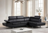 Moderno Black RAF Sectional