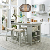 Liberty Gray 5-Piece Dining Room Set (Table & 4 Chairs) from Happy Homes - Luna Furniture