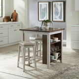 Liberty Two-Tone 3-Piece Dining Room Set (Table & 2 Chairs) from Happy Homes - Luna Furniture