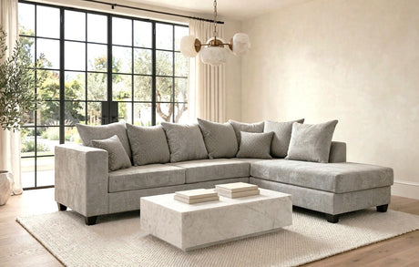 Hudson Gray Sectional from Happy Homes - Luna Furniture
