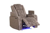 Classic Taupe 3-Piece Power Reclining Set from Happy Homes - Luna Furniture