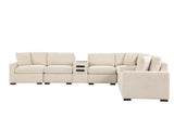 Barista Beige Performance Fabric Modular Sectional Set from Happy Homes - Luna Furniture