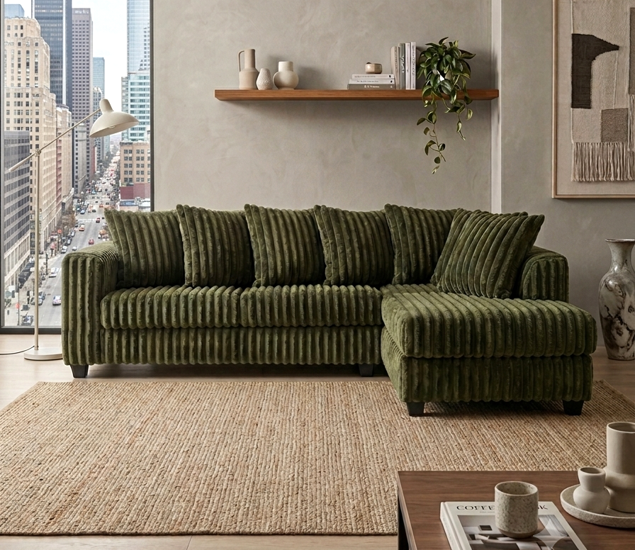 Cloudline Olive Sectional from Happy Homes - Luna Furniture
