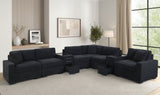 Barista Black 8PC Modular Sectional Set (w/ Bluetooth Speaker) from Happy Homes - Luna Furniture