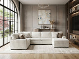 9800 - Sectional (Cream) from Happy Homes - Luna Furniture