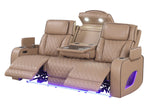 Rivera Saddle 3-Piece Leather Power Reclining Set