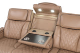 Rivera Saddle 3-Piece Leather Power Reclining Set