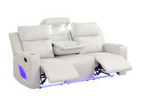 Pinnacle Sand 3-Piece Reclining Living Room Set from Happy Homes - Luna Furniture