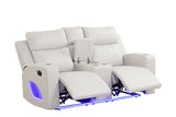 Pinnacle Sand 3-Piece Reclining Living Room Set from Happy Homes - Luna Furniture