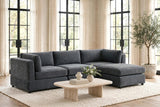 Milan Charcoal Modular Sectional *4PC Sec Set from Happy Homes - Luna Furniture