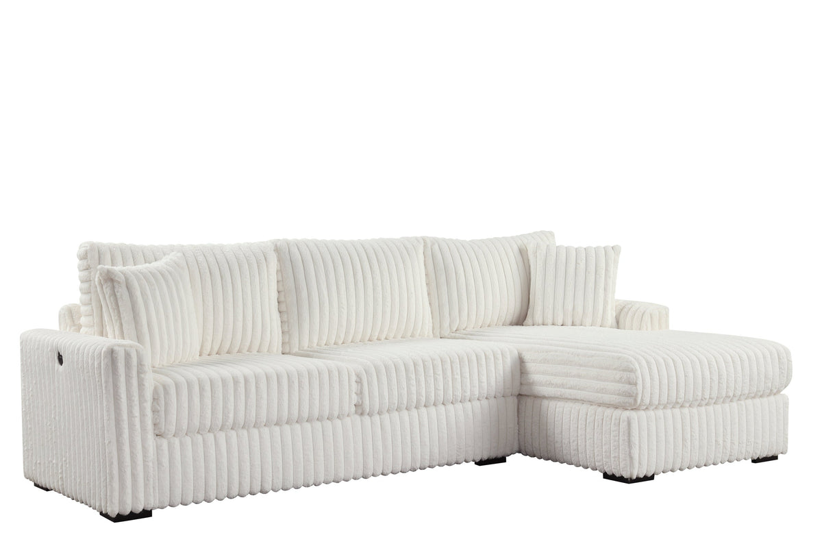 SOL Beige Reversible Sectional from Happy Homes - Luna Furniture