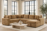 Forever2Latte Sectional With Pull-Out Bed from Happy Homes - Luna Furniture