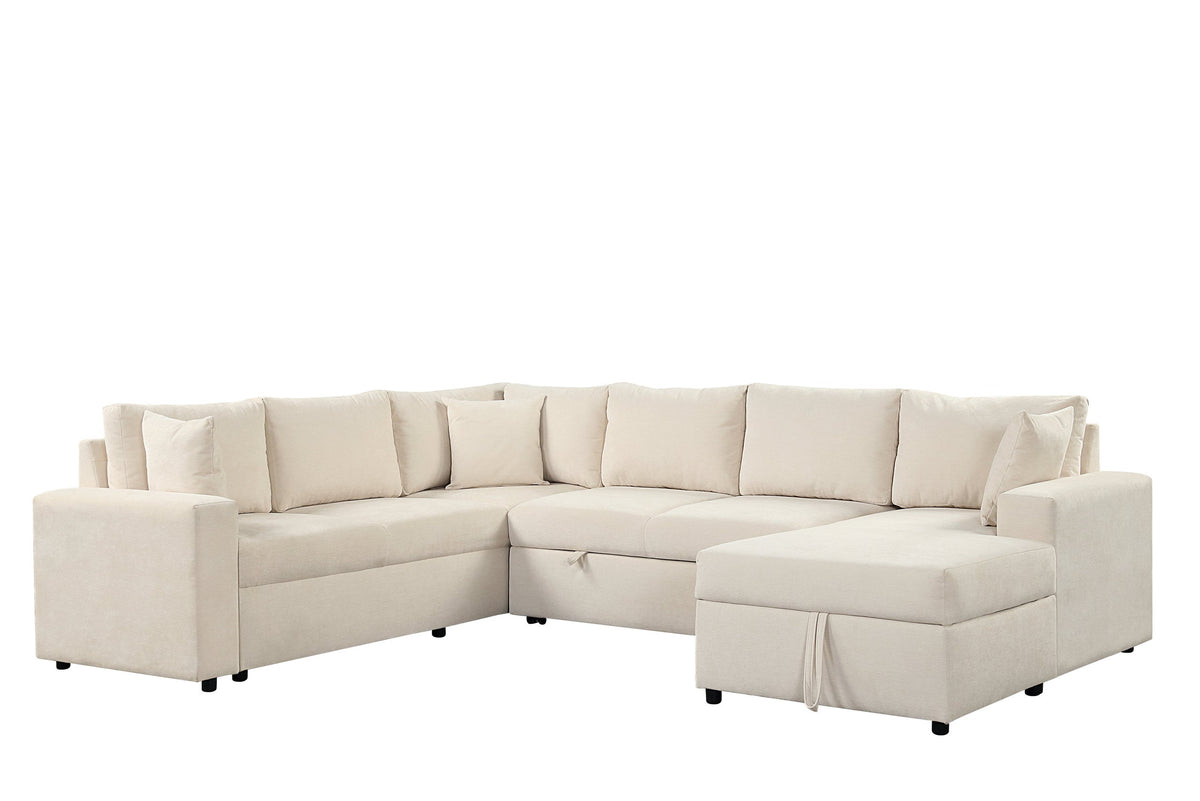 Forever2Sand Sectional With Pull-Out Bed from Happy Homes - Luna Furniture