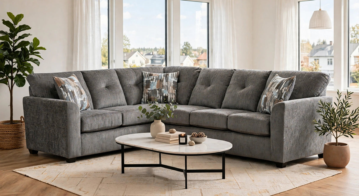 Washington Gray Sectional