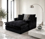 7800 Zig Onyx Chaise Lounge from Happy Homes - Luna Furniture