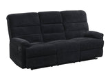 Albert50 - 3PC Reclining Set (Black) from Happy Homes - Luna Furniture