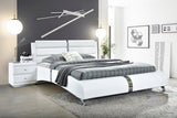 Vegas White Queen Platform Bed from Happy Homes - Luna Furniture