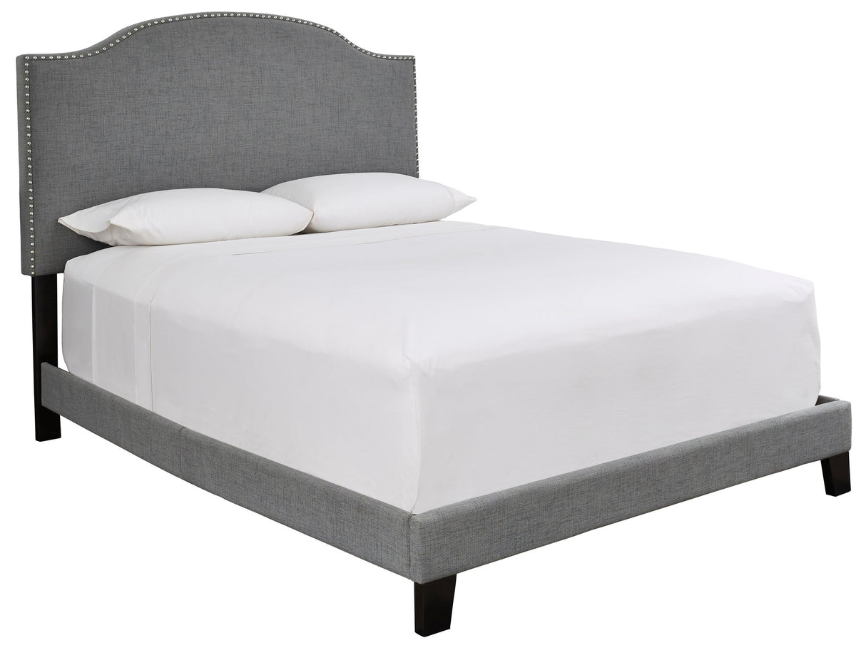 Inigo Gray Queen Platform Bed from Happy Homes - Luna Furniture