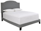 Inigo Gray King Platform Bed from Happy Homes - Luna Furniture