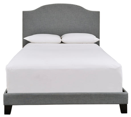 Inigo Gray Queen Platform Bed from Happy Homes - Luna Furniture