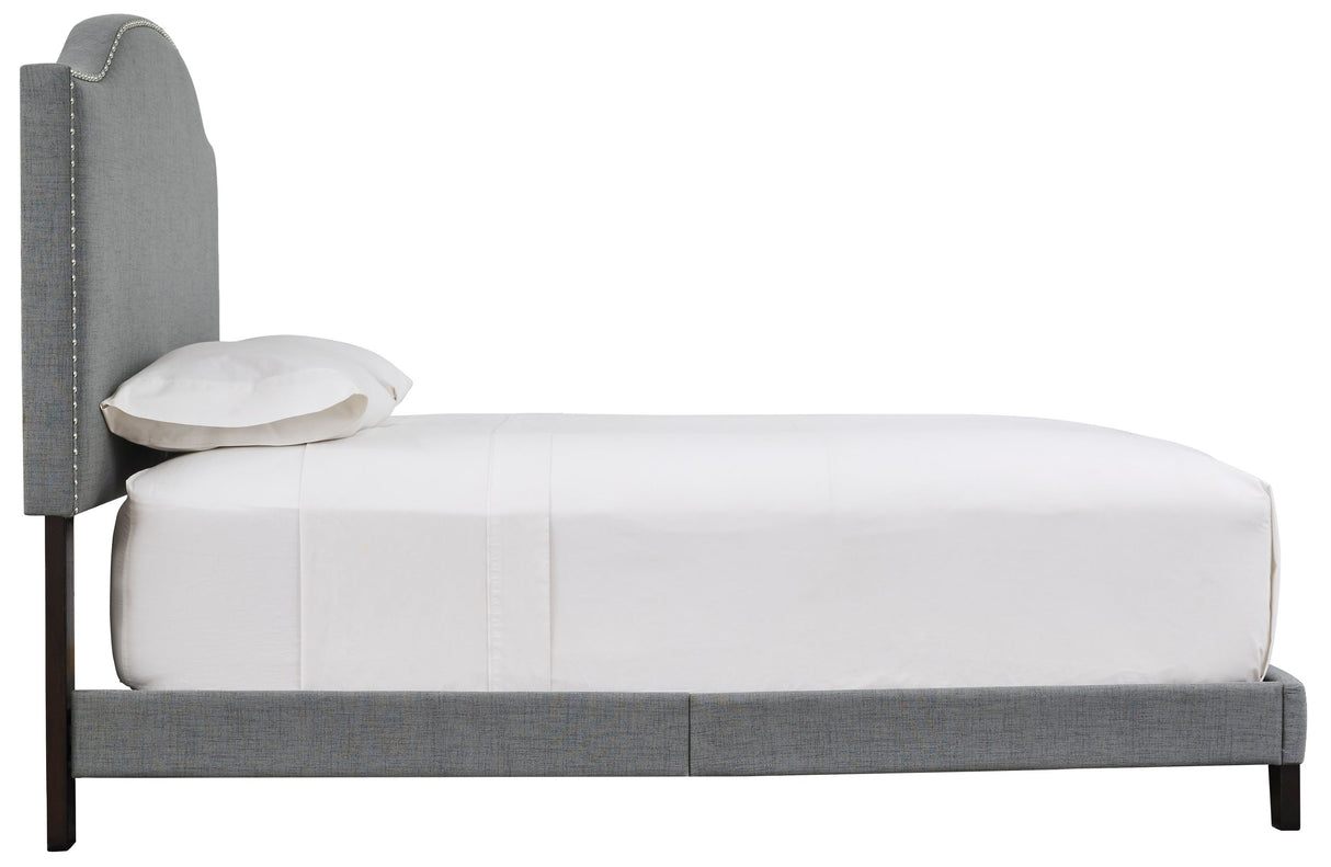 Inigo Gray King Platform Bed from Happy Homes - Luna Furniture