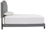 Inigo Gray King Platform Bed from Happy Homes - Luna Furniture