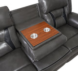 S8098 Concord (LT.Grey) 3pcs Reclining Sofa, Loveseat & Recliner from New Era Innovations - Luna Furniture