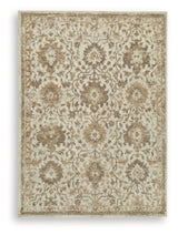 Sableridge Ivory/Taupe/Camel Medium Rug from Ashley Furniture - Luna Furniture