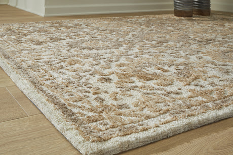 Sableridge Ivory/Taupe/Camel Medium Rug from Ashley Furniture - Luna Furniture
