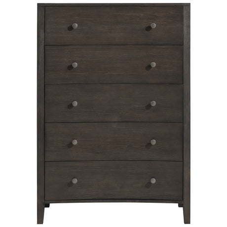 Verona Espresso Crescent-Shaped Chest from Steve Silver - Luna Furniture