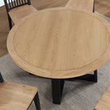 Magnolia Two-tone 54-inch Round Dining Table from Steve Silver - Luna Furniture