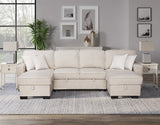 Sahara Beige Double Storage Chaise Sectional from Happy Homes - Luna Furniture
