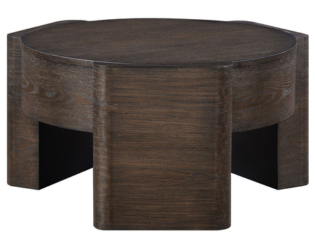 Salina 32.5″ Round Coffee Table with Casters from Steve Silver - Luna Furniture