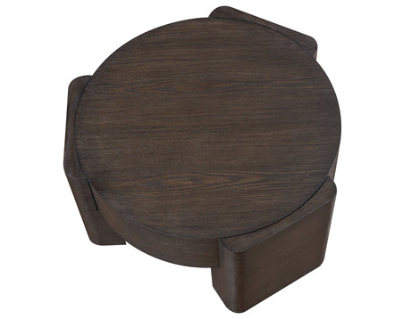 Salina 32.5″ Round Coffee Table with Casters from Steve Silver - Luna Furniture