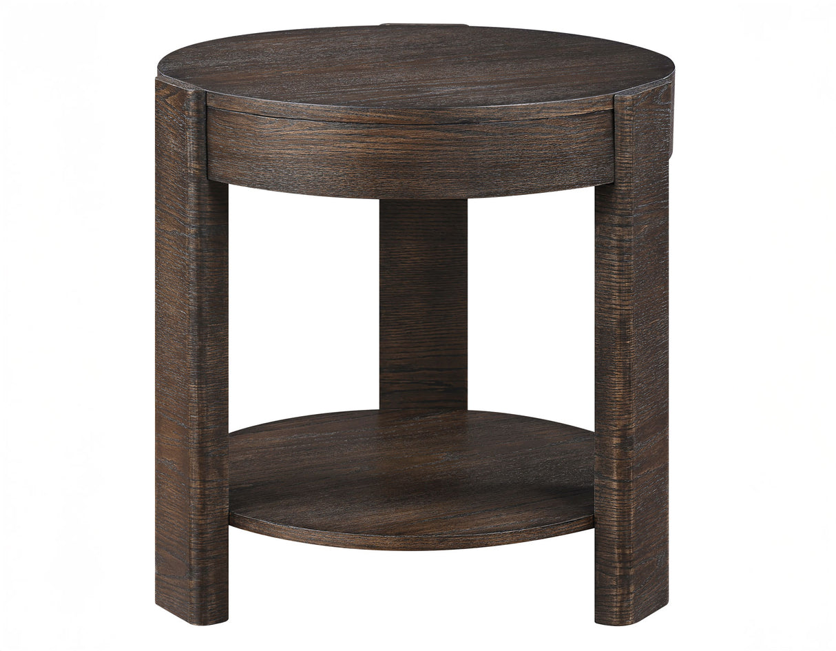 Salina Round End Table from Steve Silver - Luna Furniture