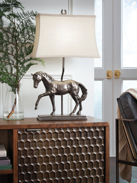 Sandorman Bronze Finish Table Lamp from Ashley - Luna Furniture