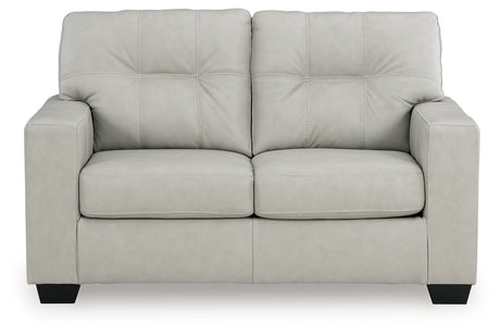 Santorine Bone Loveseat from Ashley - Luna Furniture
