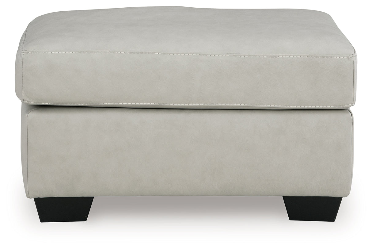 Santorine Bone Ottoman from Ashley - Luna Furniture