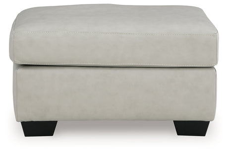 Santorine Bone Ottoman from Ashley - Luna Furniture