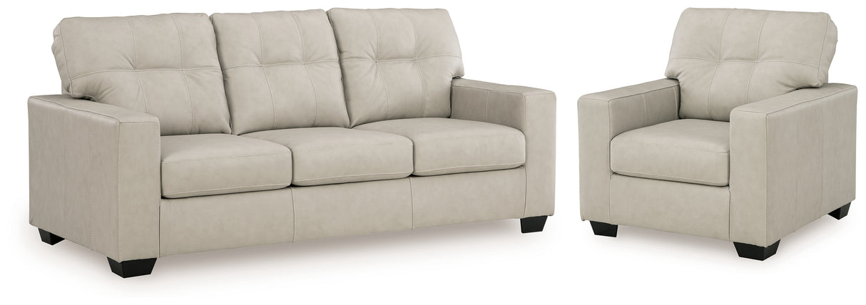 Santorine Sofa and Chair from Ashley - Luna Furniture