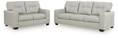 Santorine Sofa and Loveseat in Bone from Ashley - Luna Furniture