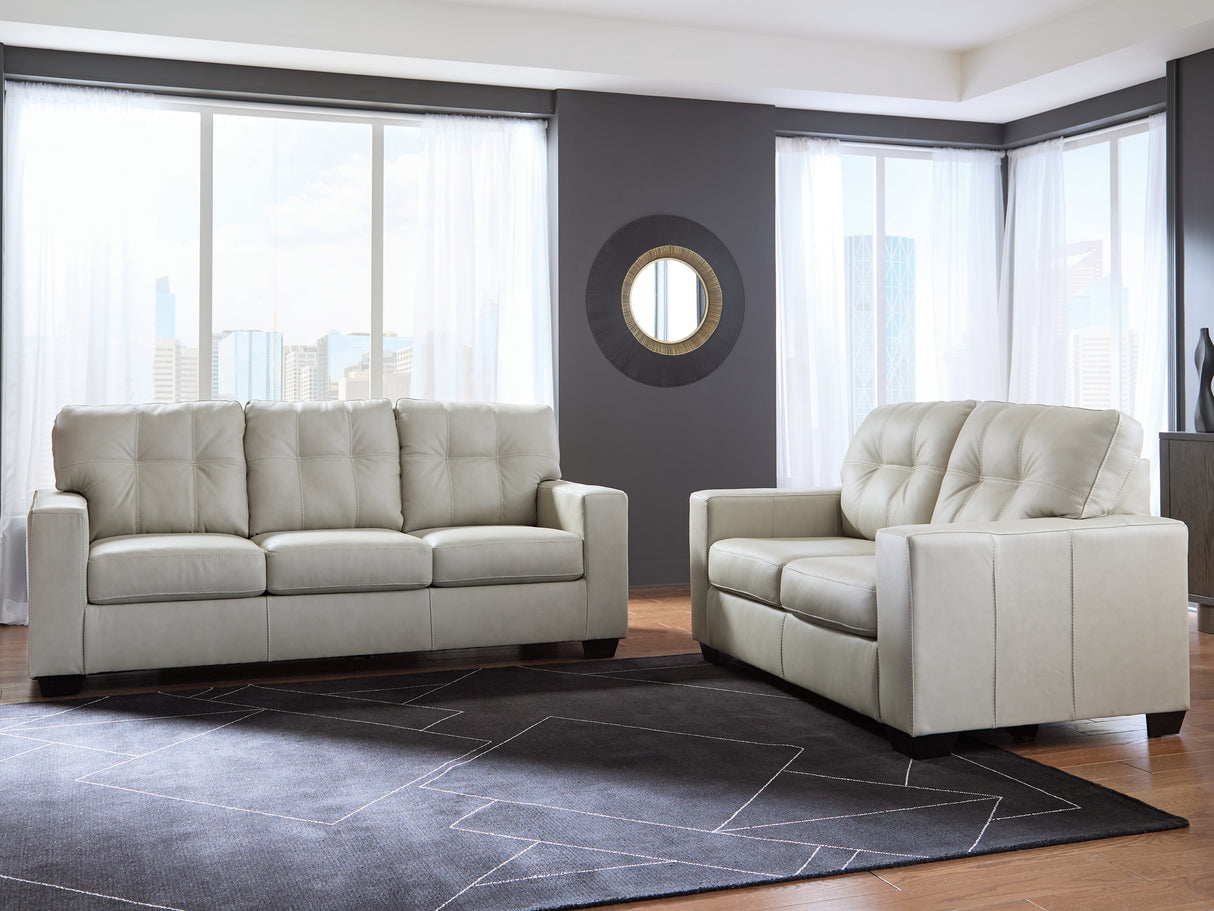 Santorine Sofa and Loveseat in Bone from Ashley - Luna Furniture