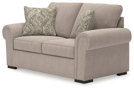 Sararose Heather Loveseat from Ashley - Luna Furniture