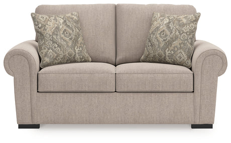 Sararose Heather Loveseat from Ashley - Luna Furniture