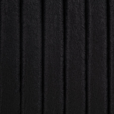 Sarco Black Corduroy Upholstered Swivel Accent Arm Chair from Coaster - Luna Furniture