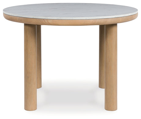 Sawdyn Light Brown Dining Table - D427-15 - Luna Furniture