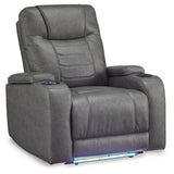Schooner Rocks Slate Power Recliner from Ashley - Luna Furniture