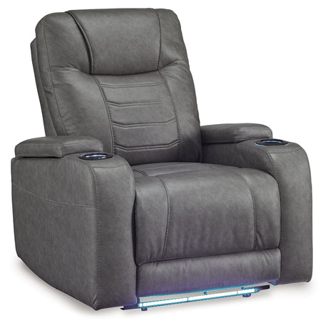 Schooner Rocks Slate Power Recliner from Ashley - Luna Furniture