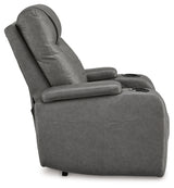 Schooner Rocks Slate Power Recliner from Ashley - Luna Furniture